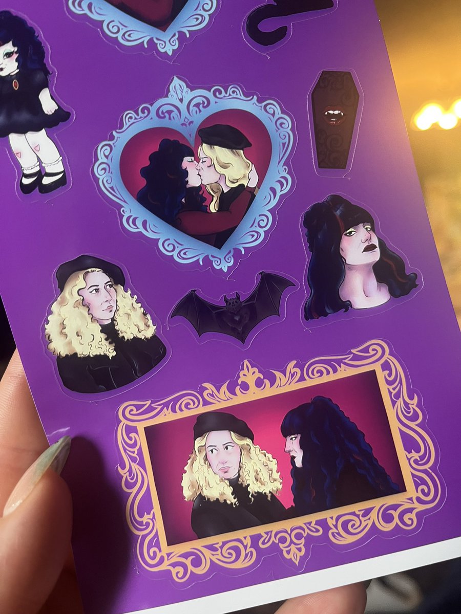 normielilac's tweet photo. Did my first stickersheet commission! Got to work on this awesome #guidja one! 

#whatwedointheshadows #theguide #nadja https://t.co/oC6lk2ETNc