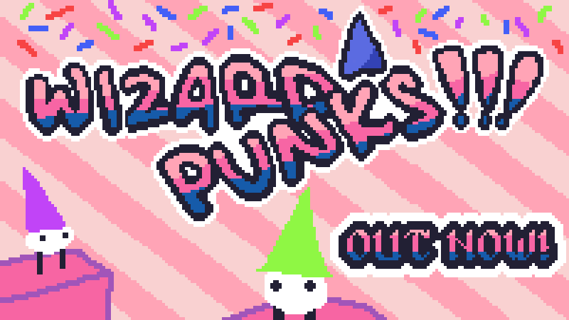 EyeOfStormCat's tweet photo. WIZARD PUNKS!!! is OUT RIGHT NOW!
Go play it!
https://t.co/GkJapRQHwO
#wizardpunks #indiedev #gamedev https://t.co/kSsrqDEeG5