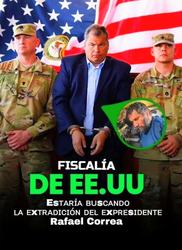 💥 URGENTE..!! 🇪🇨
Según información por parte de Senadores Republicanos de EEUU, la solicitud de extradición de Rafael Correa a suelo estadounidense será un hecho. 💯💪💯