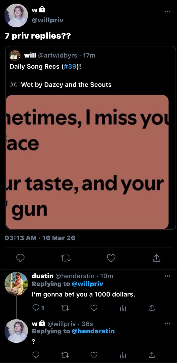cleradinsm's tweet photo. #byler smau where they’re exes &amp; will posts daily song recs…  Of Course mike has the tendency to think they’re all about him https://t.co/LleQ3zCEi3