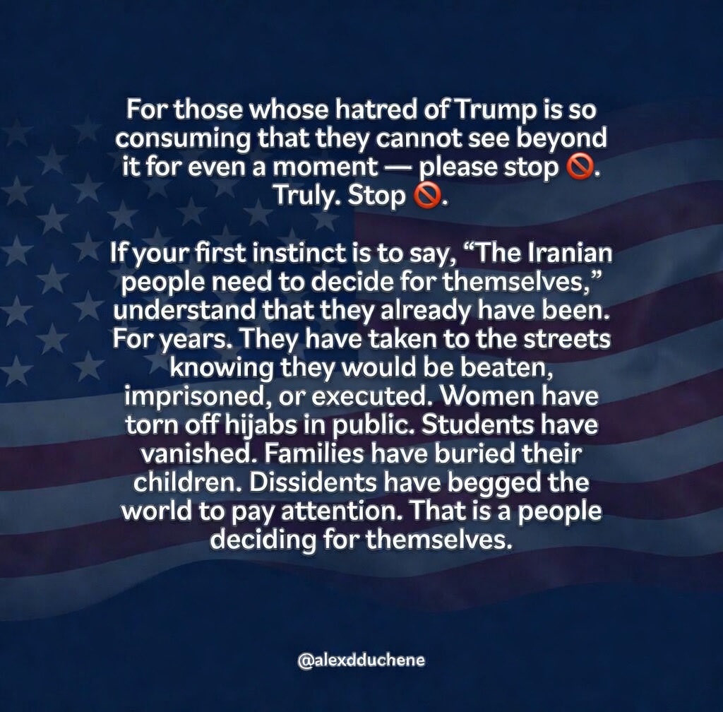 🗽 Liberty Knows No Borders

When we talk about "the will of the people," we aren't just talking about a slogan—we are talking about the courage 💪to stand up against tyranny.

For years, the brave 🏅people of Iran have been making their choice clear. Through every protest, 🪧