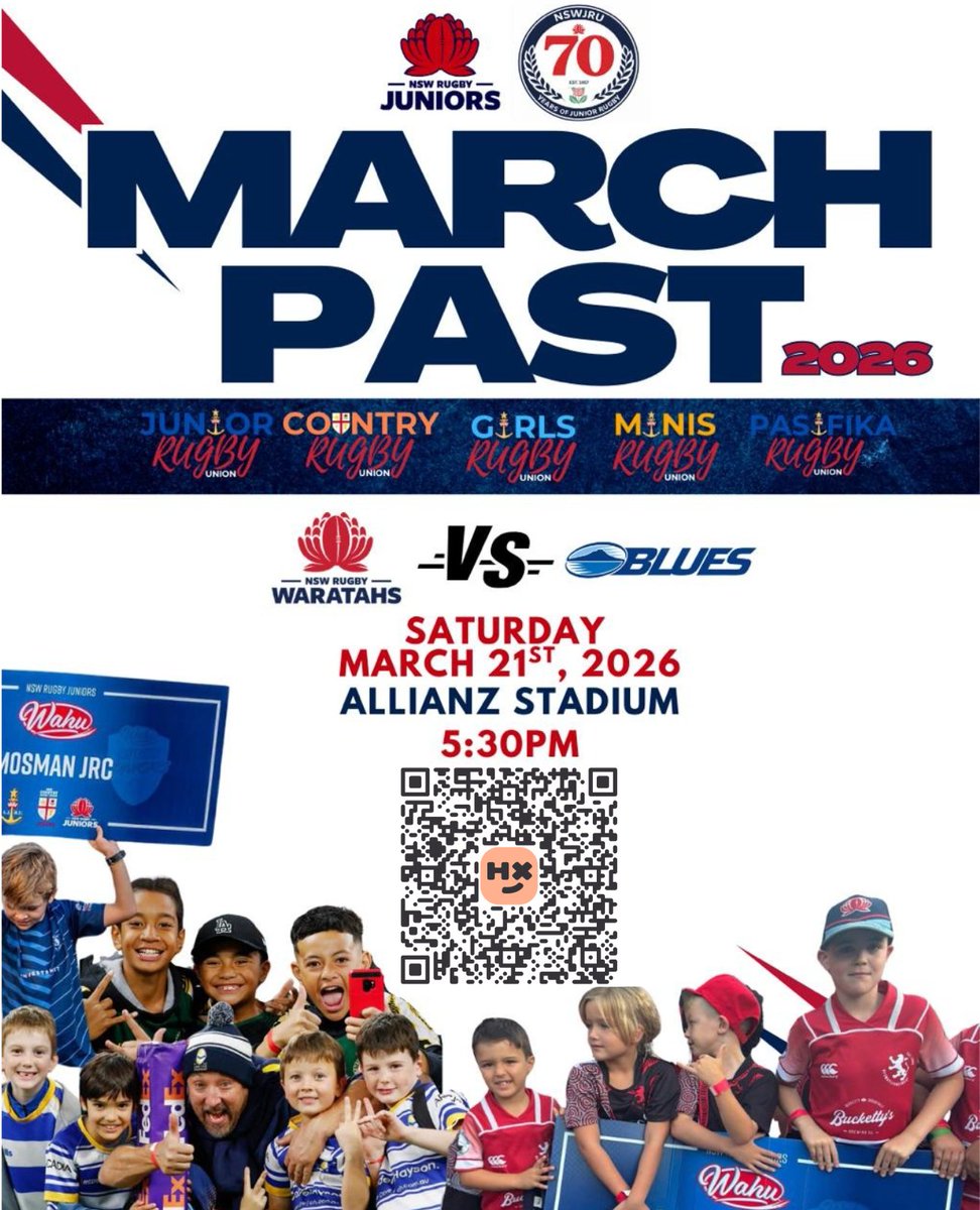 Join us for the 2026 Junior Club March Past hosted by NSW Rugby and the Waratahs! - mailchi.mp/28e4dfeb7c5b/2…