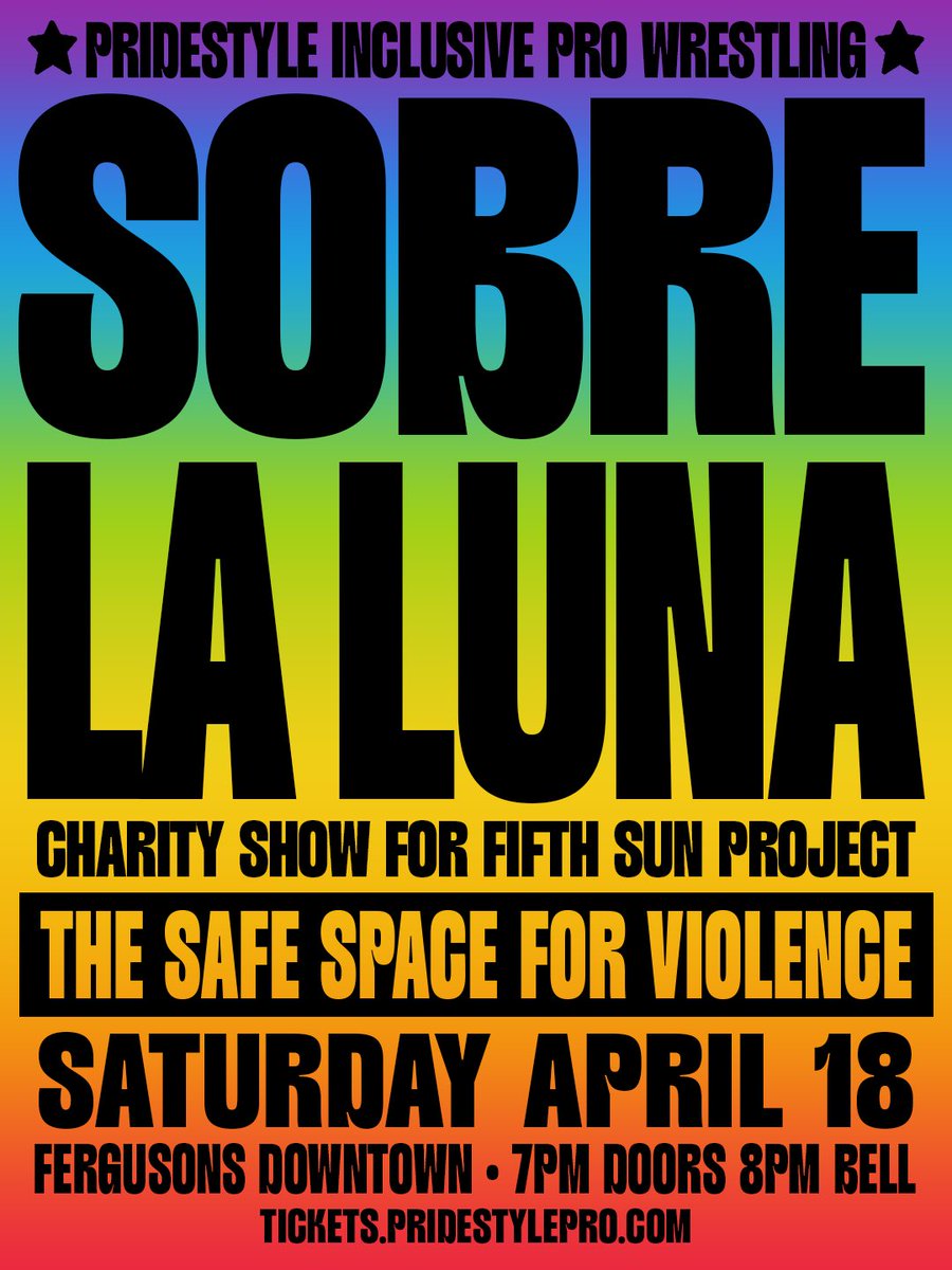 PrideStyle 🖤 Inclusive Pro Wrestling tweet media