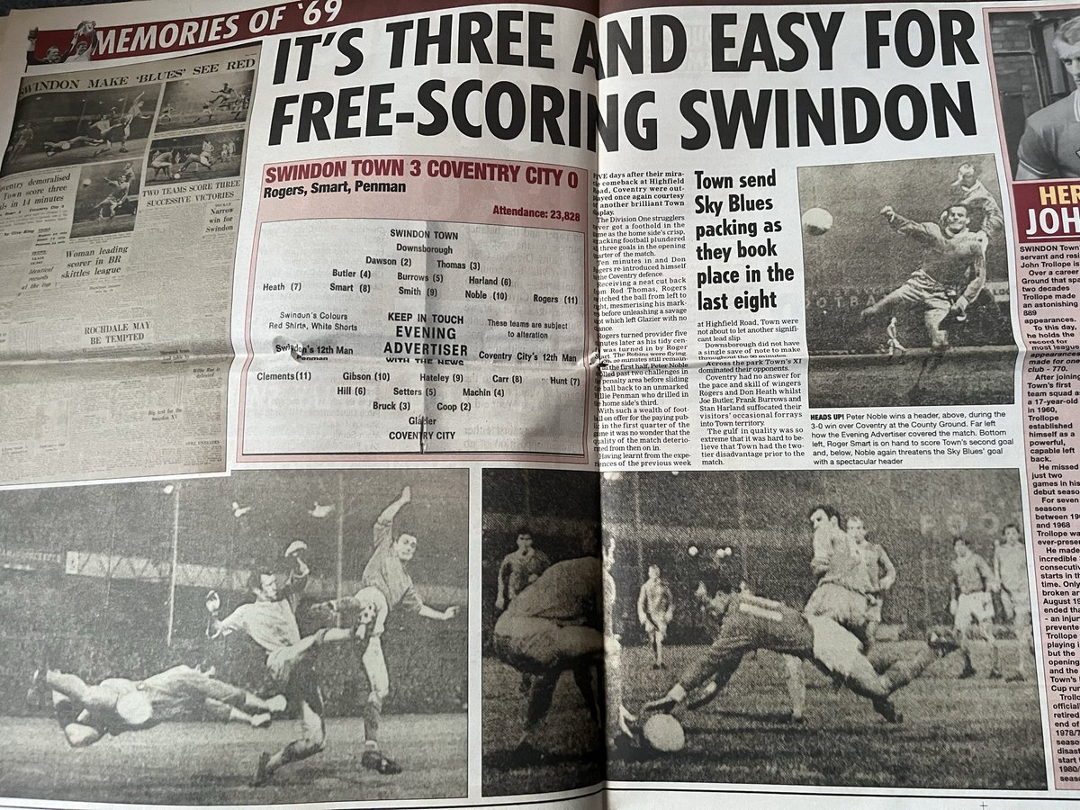 Old Swindon Programmes tweet media