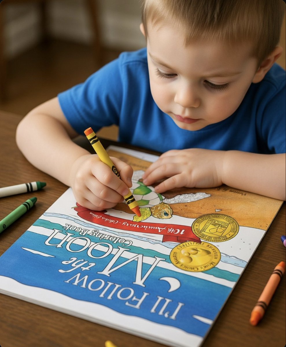 stephanietara's tweet image. 🖍️I'LL FOLLOW THE MOON coloring book—is a huge hit with baby sea turtle's fans!🖍️

🖍️amazon.com/Ill-Follow-Moo…

#Coloring #ColoringBook #childrensbooks #kidlitcommunity #watercolor #Art Good Sunday #BookLovers #Sundayvibes #BooksWorthReading Sunday Funday #kidlit Oscars #kidlitart