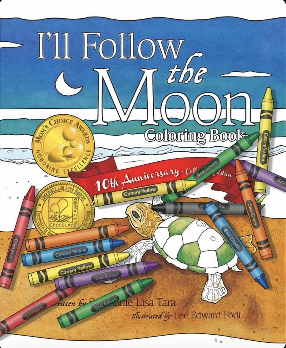 stephanietara's tweet image. 🖍️I'LL FOLLOW THE MOON coloring book—is a huge hit with baby sea turtle's fans!🖍️

🖍️amazon.com/Ill-Follow-Moo…

#Coloring #ColoringBook #childrensbooks #kidlitcommunity #watercolor #Art Good Sunday #BookLovers #Sundayvibes #BooksWorthReading Sunday Funday #kidlit Oscars #kidlitart