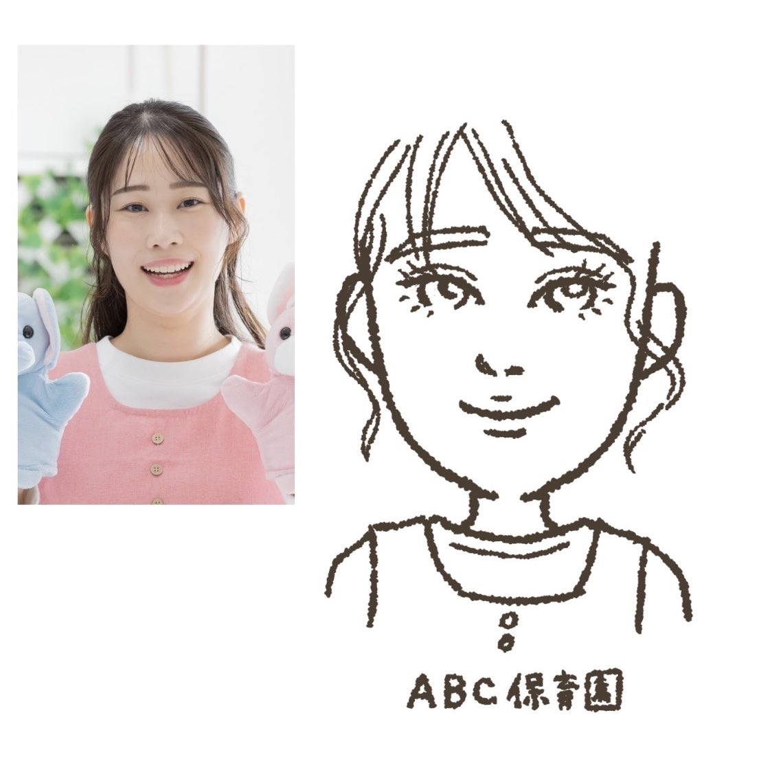 似顔絵ご注文用のダミー絵✏️制作中！
やっぱり似顔絵描くのは楽しい😊

さてさて、今月末には「現代童画会'26 春季展」が銀座のアートホールで開催され私も参加させて頂きます🖼️

春休みは銀座へ‼️

【現代童画会'26 春季展】
会場：銀座アートホール
会期：2026年3月30日（月） ～4月5日（日）
#art
