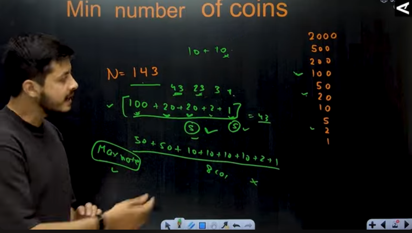 yashanshhhraj's tweet photo. Graph in my DSA Journey with @rohit_negi9 Bhaiya.

What I learnt:
1. Concept of Greedy Algorithm and Problem Solved.

#DSA #TechTwitter #LearnInPublic #CodeSnippet #Programming https://t.co/BIdidvuAC2