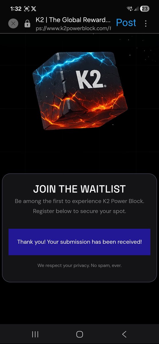 <a href="/K2PowerBlock/">K2</a> following with notis on so I won't be missing future updates and done signing up the presale 🫡 

huge thanks for this <a href="/K2PowerBlock/">K2</a> 🙏 

tagging
<a href="/ausha0211_/">cyrile 🧁🌱</a> 
<a href="/allyshaee_/">Xixi✨☘️</a> 
<a href="/bvtterswytttttt/">skay</a>