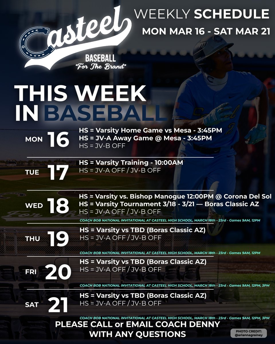 Casteel Colts Baseball tweet media