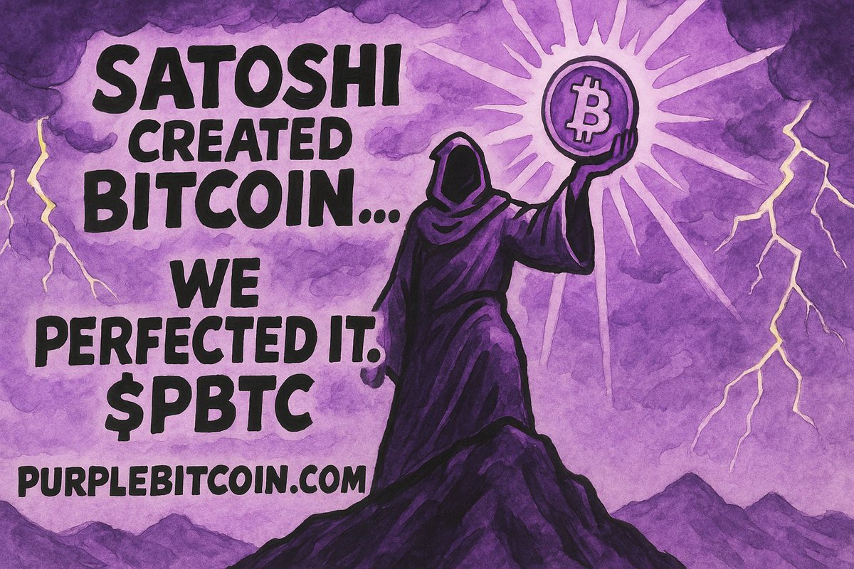 Purple Bitcoin tweet media