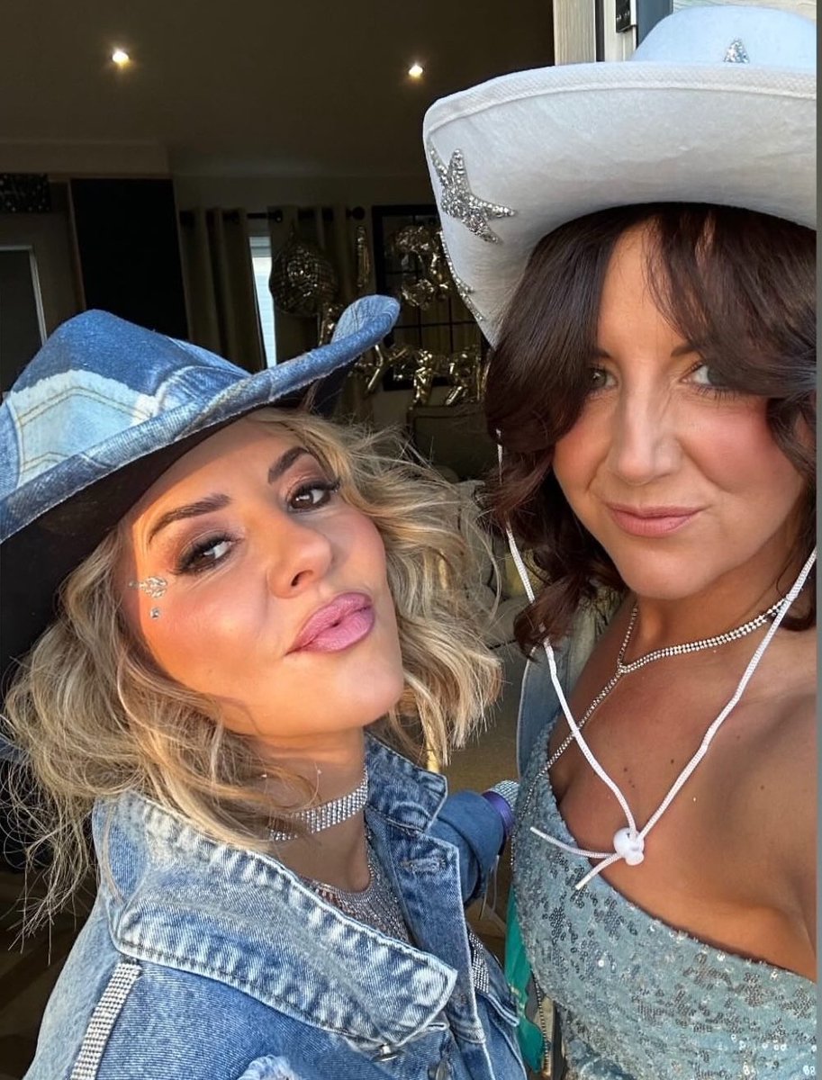 Denim and diamonds for Becky and Linsie’s birthday weekend