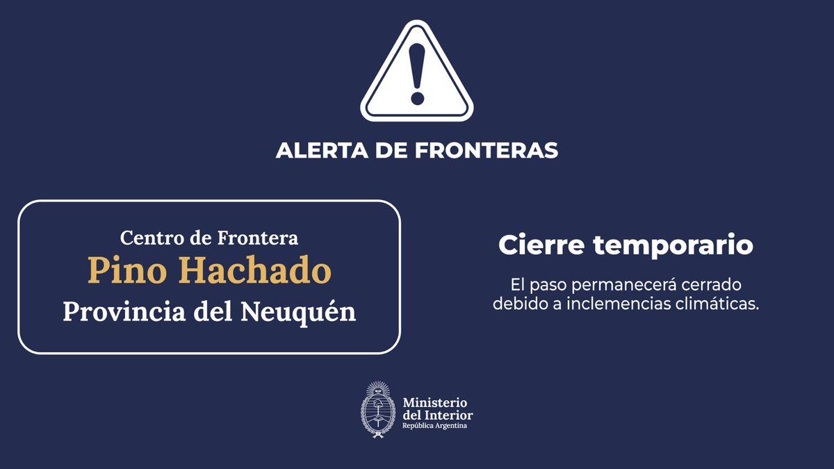 Ministerio del Interior tweet media