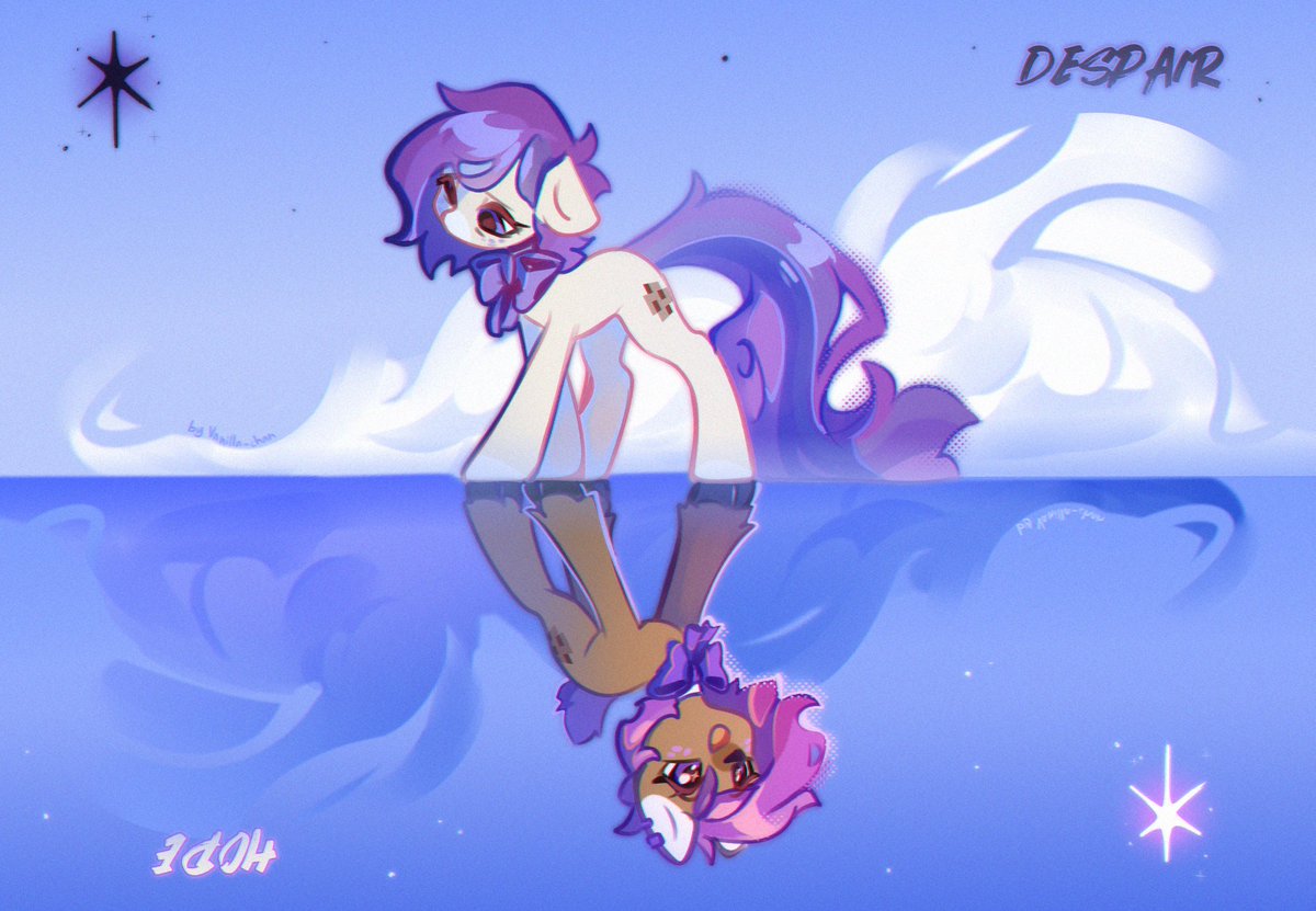 Vanilla_Pie_2's tweet image. How easily hope gives way to despair..
.
.
.
#mlpart #brony #artistonx #digitalart