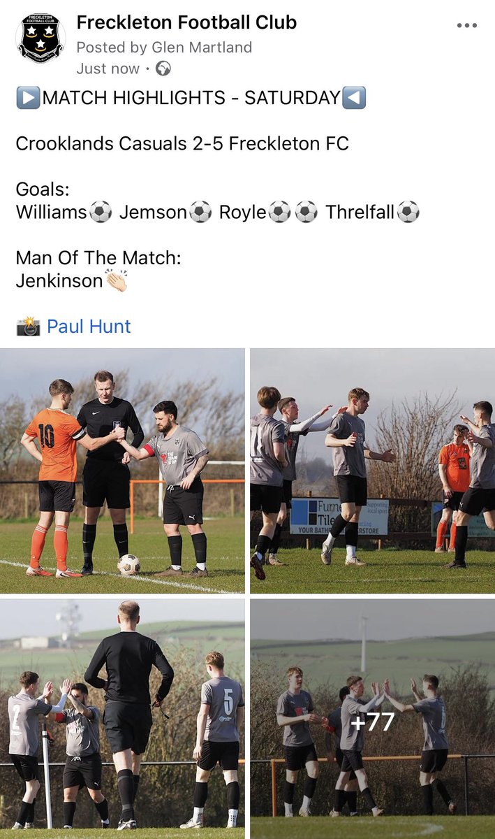 Freckleton FC tweet media