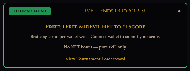 MidHorde's tweet image. 👉Final 6 hours!  Free @MidEvilsNFT  NFT!

midhorde.com/orc-run