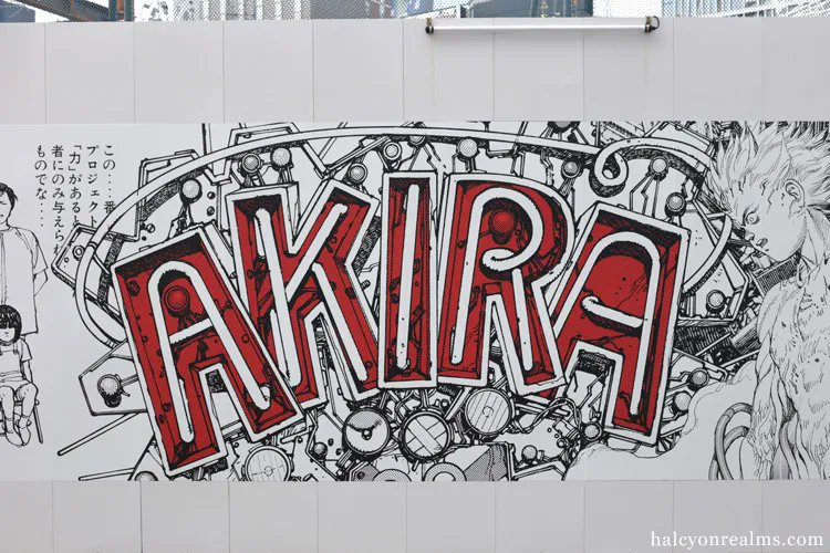 Seeing these giant AKIRA mural street art on display at Shibuya Parco in Tokyo (2017-2019) was just an incredible experience. All the mural pieces on display are now collected in the 'AKIRA Art Of Wall' book. See more in my review; link in comments below 👇 