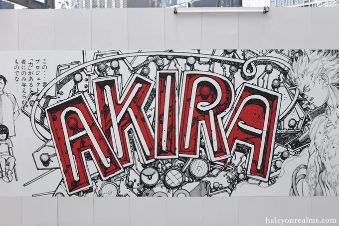 Seeing these giant AKIRA mural street art on display at Shibuya Parco in Tokyo (2017-2019) was just an incredible experience. All the mural pieces on display are now collected in the 'AKIRA Art Of Wall' book. See more in my review; link in comments below 👇 