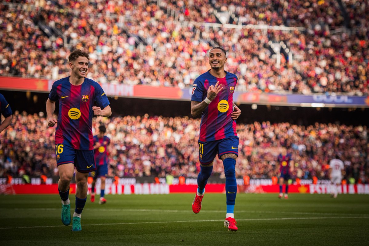 4KMHQ's tweet image. Raphinha #BarçaSevilla