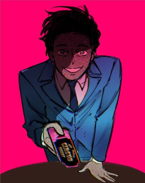 starrysky_elf's tweet photo. Unfinished WIP of this rando with a pink ticket at the coffee shop (we know it's Ticket Taker)

#rkgk #thefreakcircus https://t.co/gvocR30tii