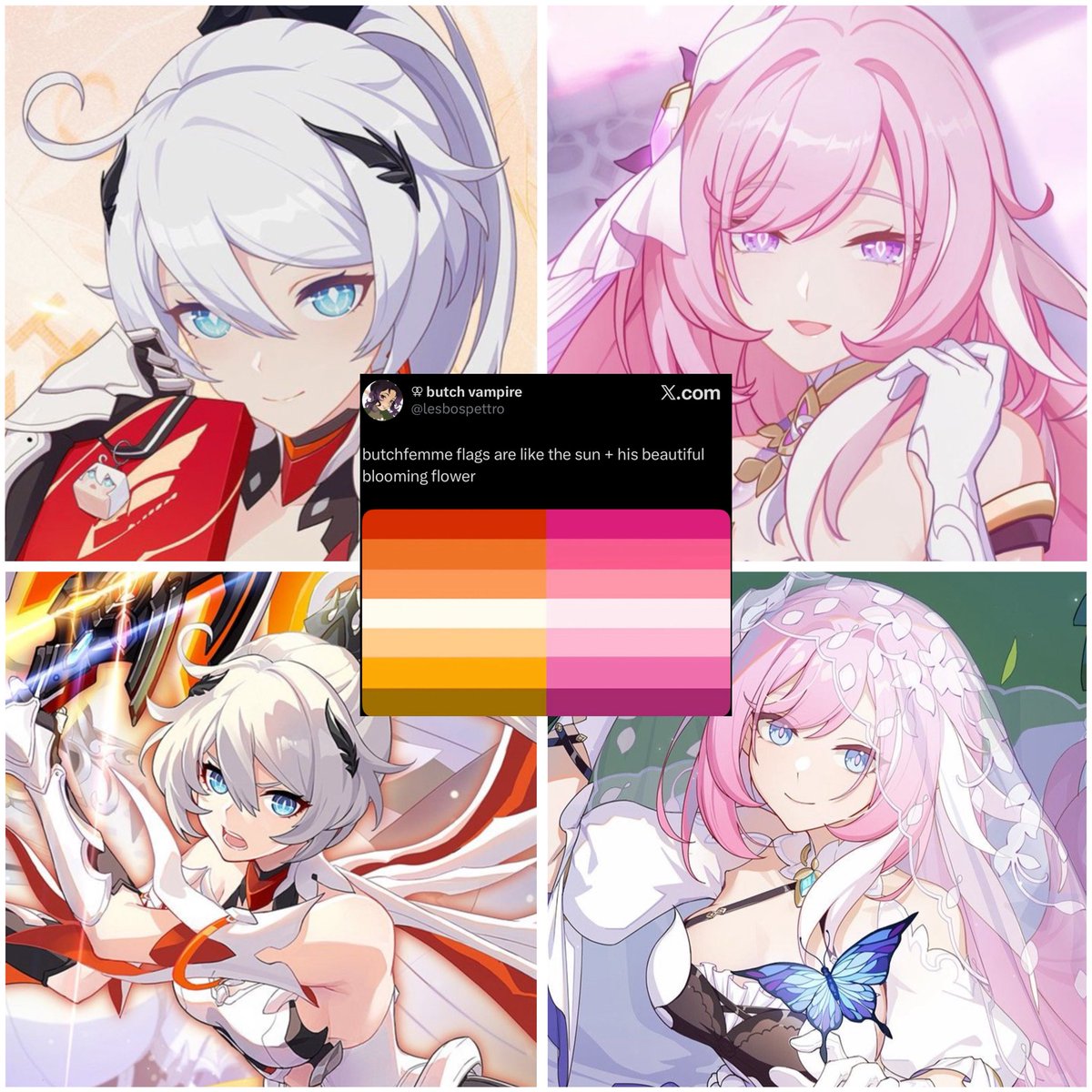 steinsscythe's tweet photo. a girl that shines as bright as the sun x a girl as delicate as a flower #elykia https://t.co/gIbgWyJaQ7