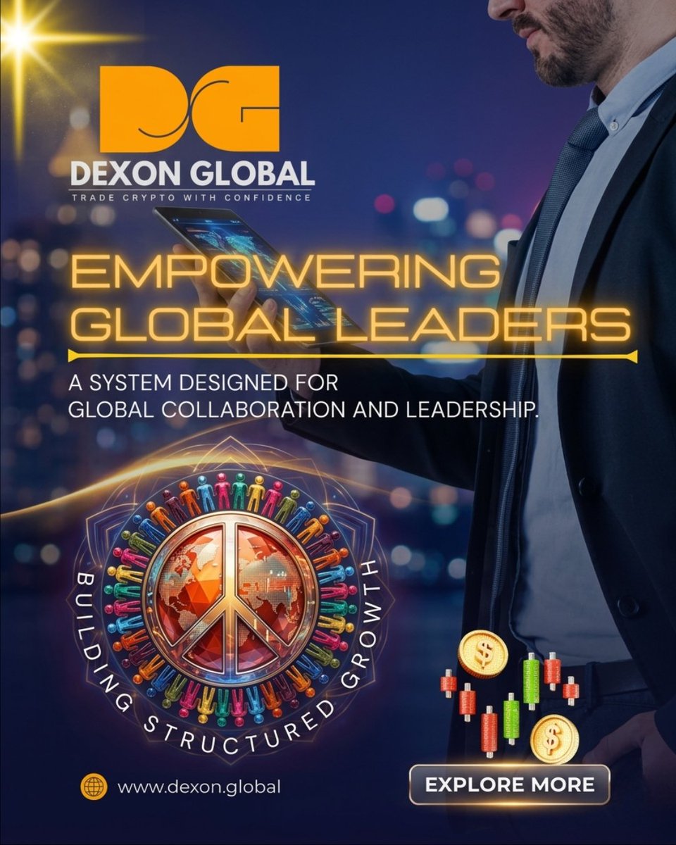 DexonGlobal's tweet photo. 🌍 Leaders don’t wait. They build.
Dexon Global is creating a structured path to global collaboration 🤝 & crypto confidence 🚀
Be part of the movement.
🔗 https://t.co/V0eQ20r7Ba
#DexonGlobal #CryptoLeadership #BuildTheFuture #GlobalOpportunity https://t.co/nUsxrpBkqL