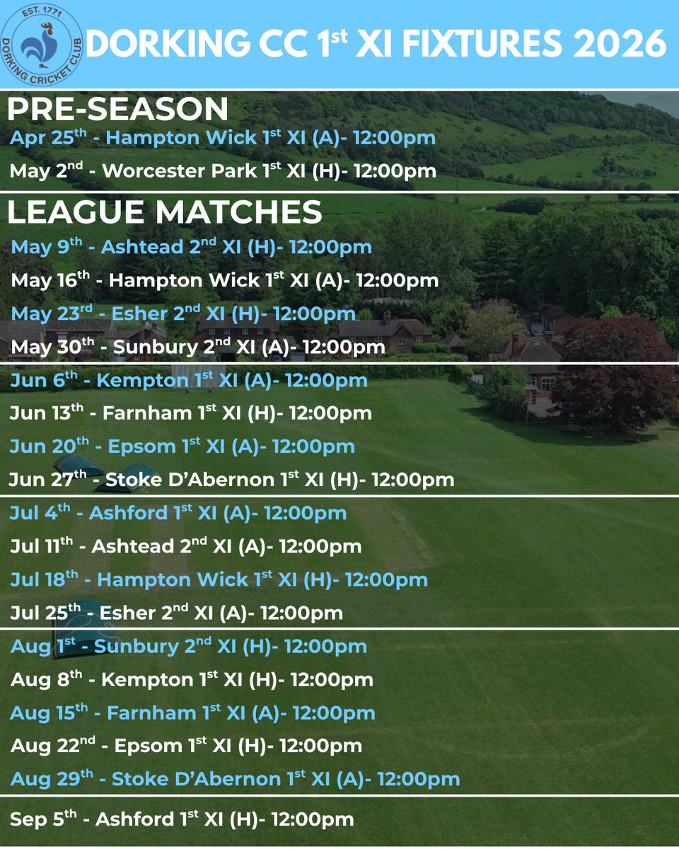Dorking Cricket Club tweet media