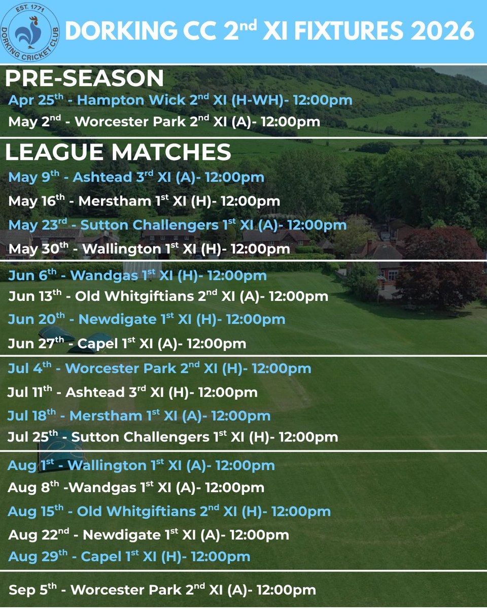 Dorking Cricket Club tweet media