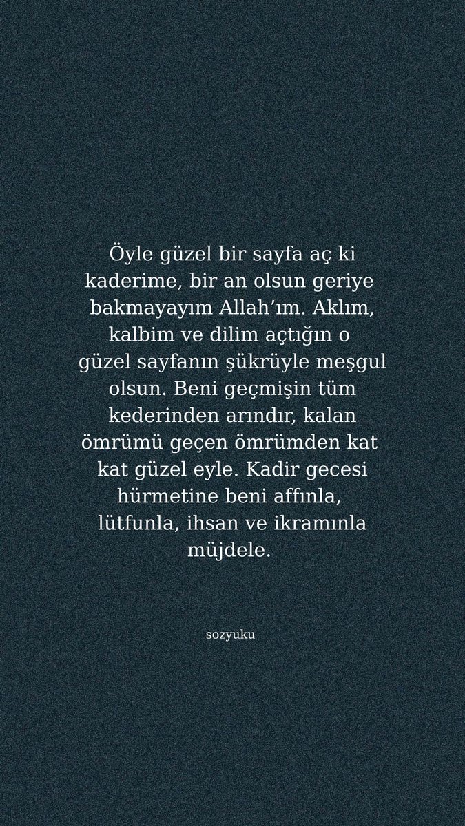 Kadir Gecesi Duamız 🤲