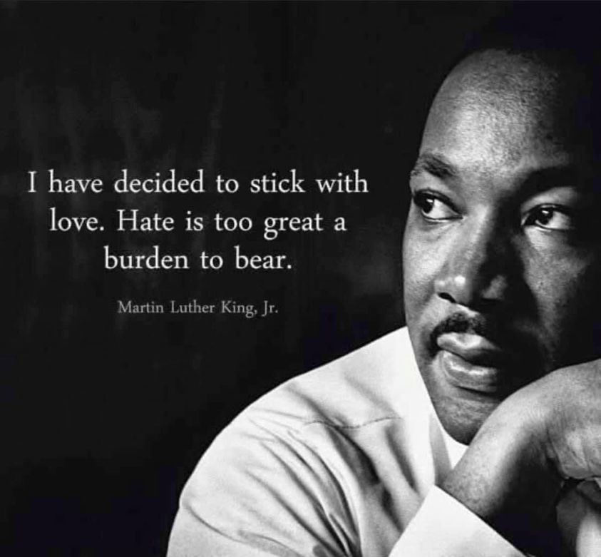 TrainingMindful's tweet image. #hate #love #MLK