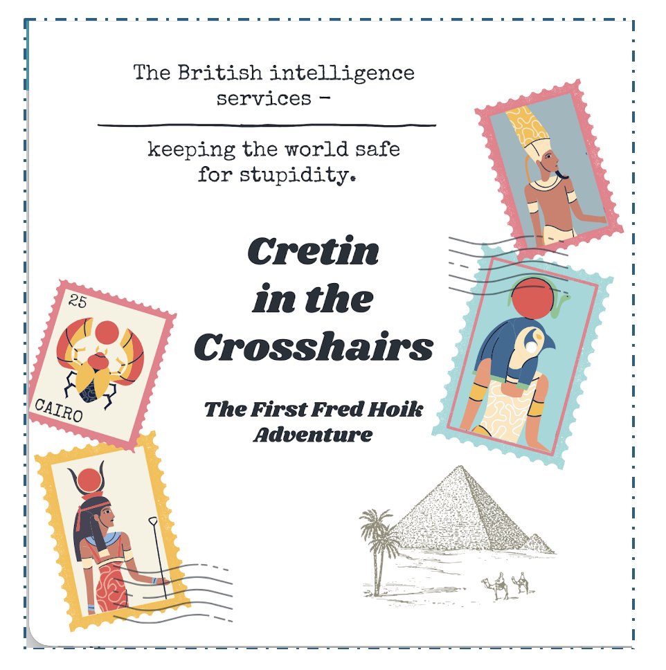 jassbroom's tweet photo. A stupider book than most can handle.

Cretin in the Crosshairs: The First Fred Hoik Spy Adventure – available as ebook and paperback, and free on Kindle Unlimited.

https://t.co/04MxbGvKTT
https://t.co/h7qYdcQycj

#amazonbooks #booktok #Humor #humour #Comedy #Satire #fiction #satire #books #readers #bookish #supportindie #selfpublishing #bookboost #Bookstagram #BookLover #booklovers #Reading #Bookworm #Literature #BookLove #newbook #greatreads #ebooks #read #newrelease #bookaddict #reading #booknerd #AuthorLife #Writerslift #ShamelessSelfpromoSunday #wizardofloneliness