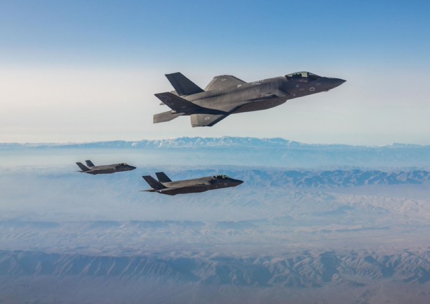 The Israeli Air Force (IAF) has released photos of IAF F-35Is on the way to strike Iran.