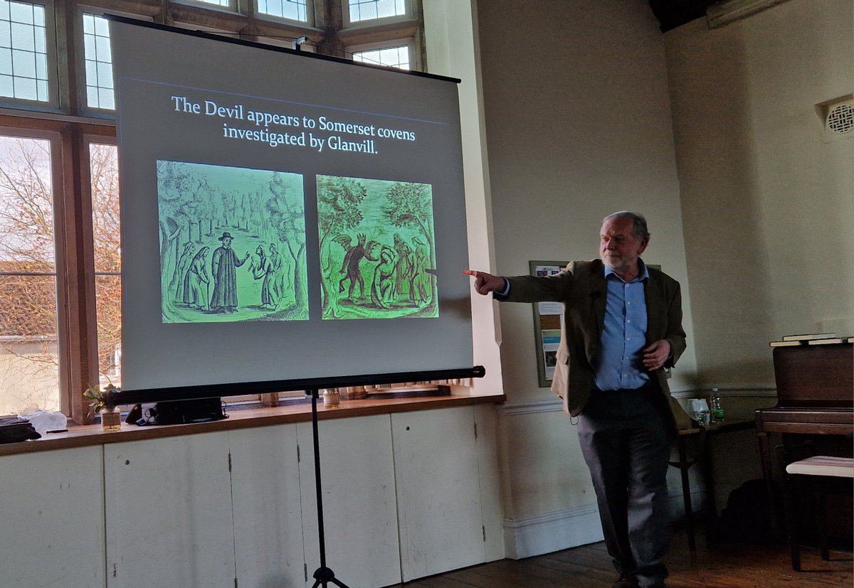 A huge thank you to Tony McAleavy for an excellent talk yesterday on 'Witches in the West Country: 1650-90'! It was fascinating to hear his compelling evidence that the instigators of the Salem witch trials were influenced by the writings inspired by the West Country witches!