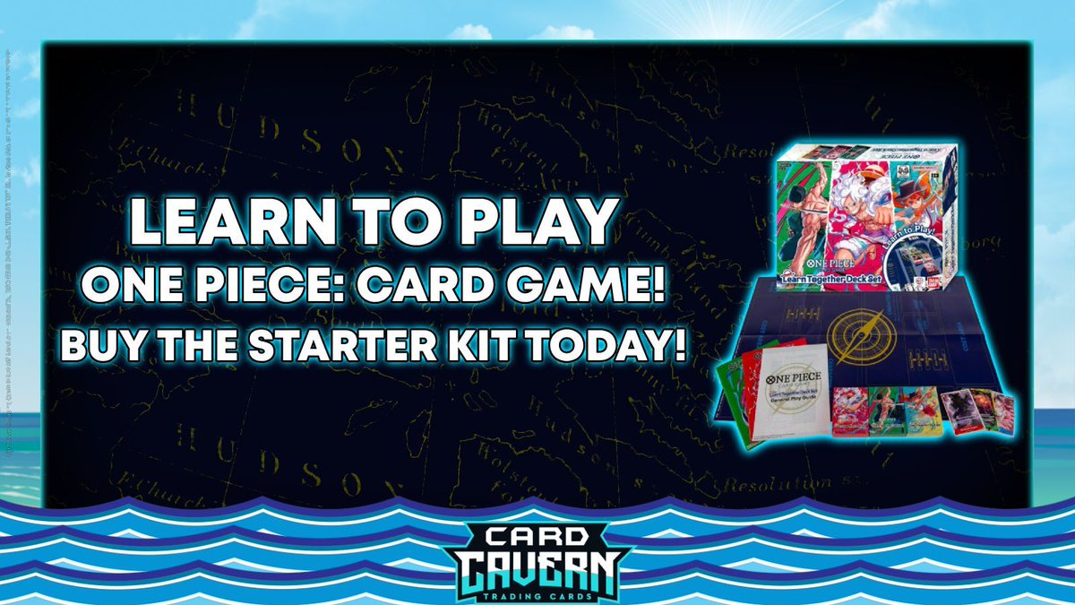 Card_Cavern's tweet photo. Pick up this One Piece Card Game: Learn Together Deck Set to start your path on becoming a great player! 💪🏴‍☠️

Shop here: https://t.co/W6yBkt7XC0 https://t.co/mN8yCraWKJ