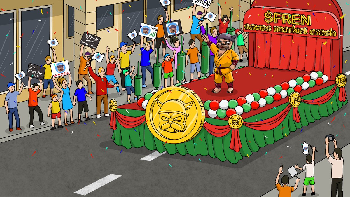 Happy Sunday to everyone out here grinding &amp; showing up everyday!   We appreciate everyone &amp; all the support!   

We made it through the 1st year &amp; now to knock down more barriers!  It's time to get busy! LFGROW! 

#FRENCHIE $FREN <a href="/Frenchiethebull/">FRENCHIE</a>