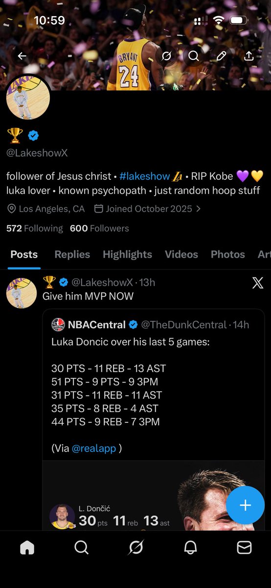 Thank you for 600 followers the growth is crazy I appreciate everyone in the NBA twitter community that’s been fw a kid 🙏🏾 1k 🔜🔜