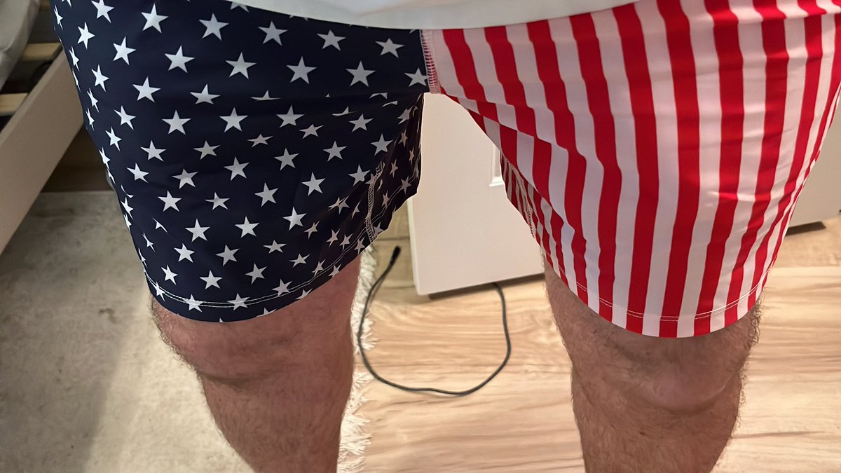 DanBlackbourn's tweet image. My wife says I can’t leave the house with these on, but on WBC Semifinal Sunday I see no other option!  #Merica