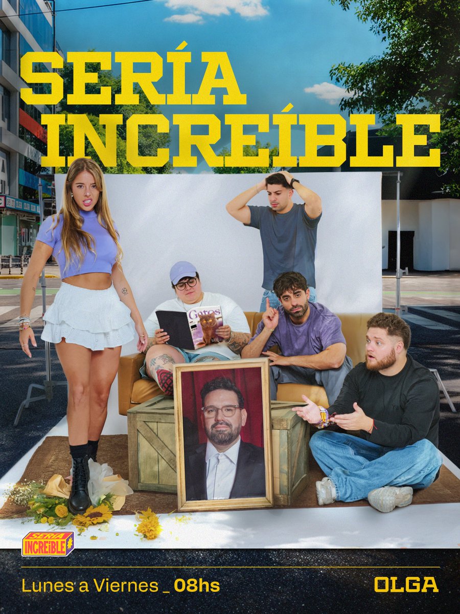 💫 SERÍA INCREÍBLE sigue todas las mañanas militando contra las mañanas (igual creo ya se acostumbraron bastante y les gusta) 💪

🚀 Nati Jota, Eial Moldavsky, Toto Kirzner, Noelia Cacho Custodio y con la participación ESPECIAL de Damián Betular. Y también se hará presente cada