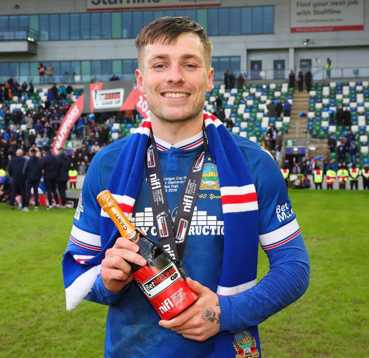 Stepping up when it mattered most.

Chris McKee x <a href="/OfficialBlues/">Linfield FC</a> 

Player of the Game 🏆