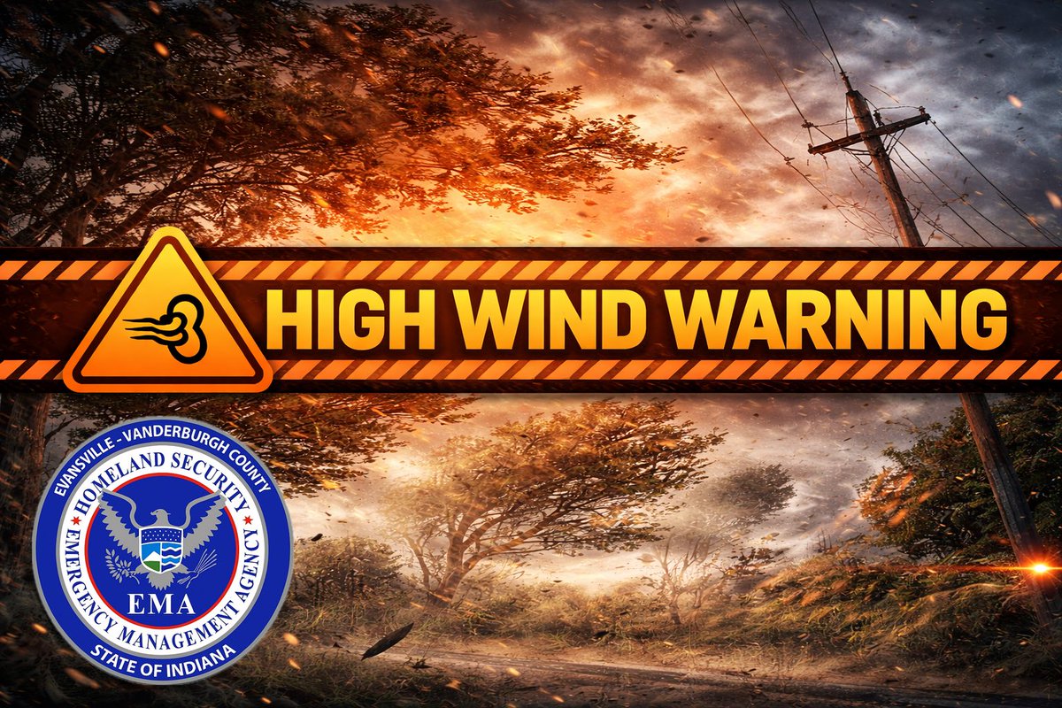 Evansville Vanderburgh Co. EMA tweet media