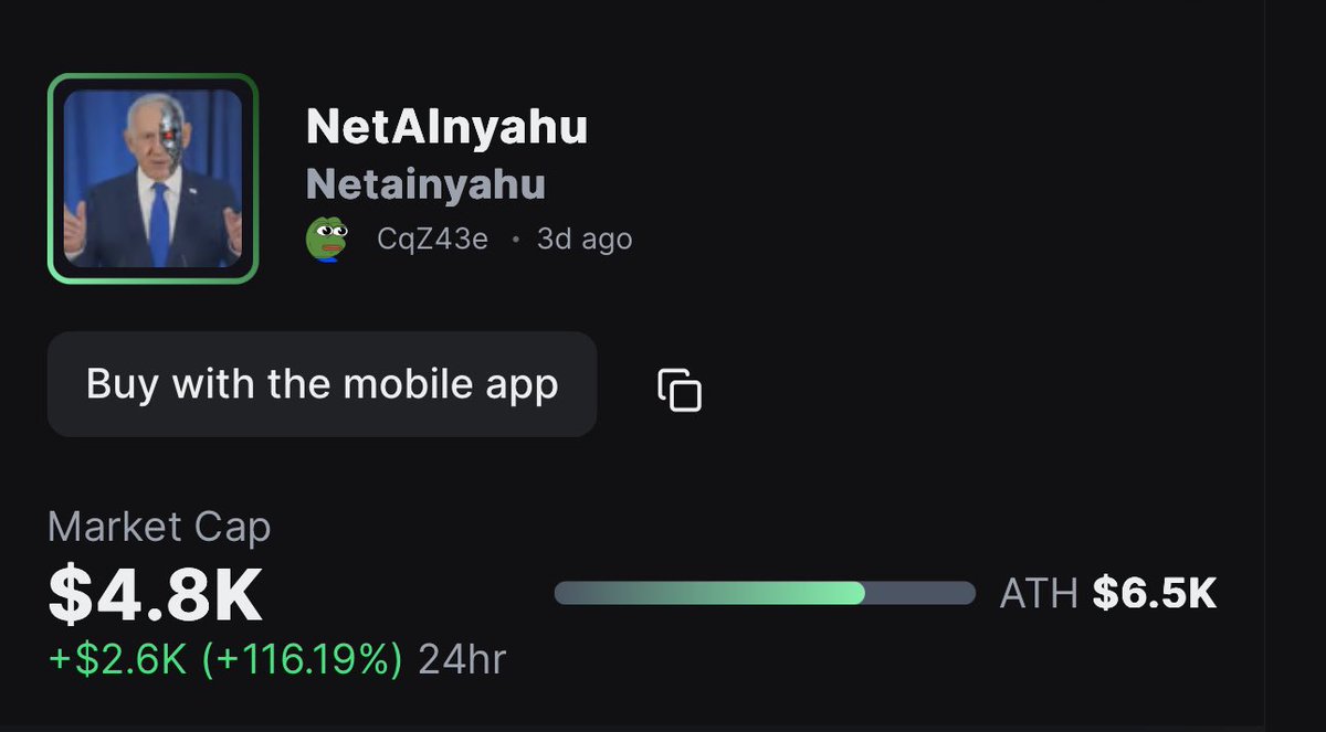 BcJ21br4hjNwvjrqfhtBFGayht44QQJptmZGgfCHpump

OG $netAinyahu