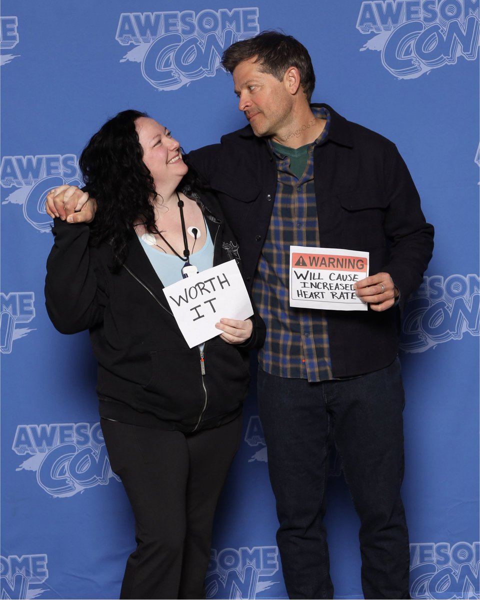 teags0627's tweet photo. I’m currently hooked up to a heart monitor and just kept thinking my Dr. is going to see the results from the weekend and be like “soooooo what were you doing?!” 😂 decided to play into it #MishaCollins #AwesomeCon https://t.co/m51u0sLp25
