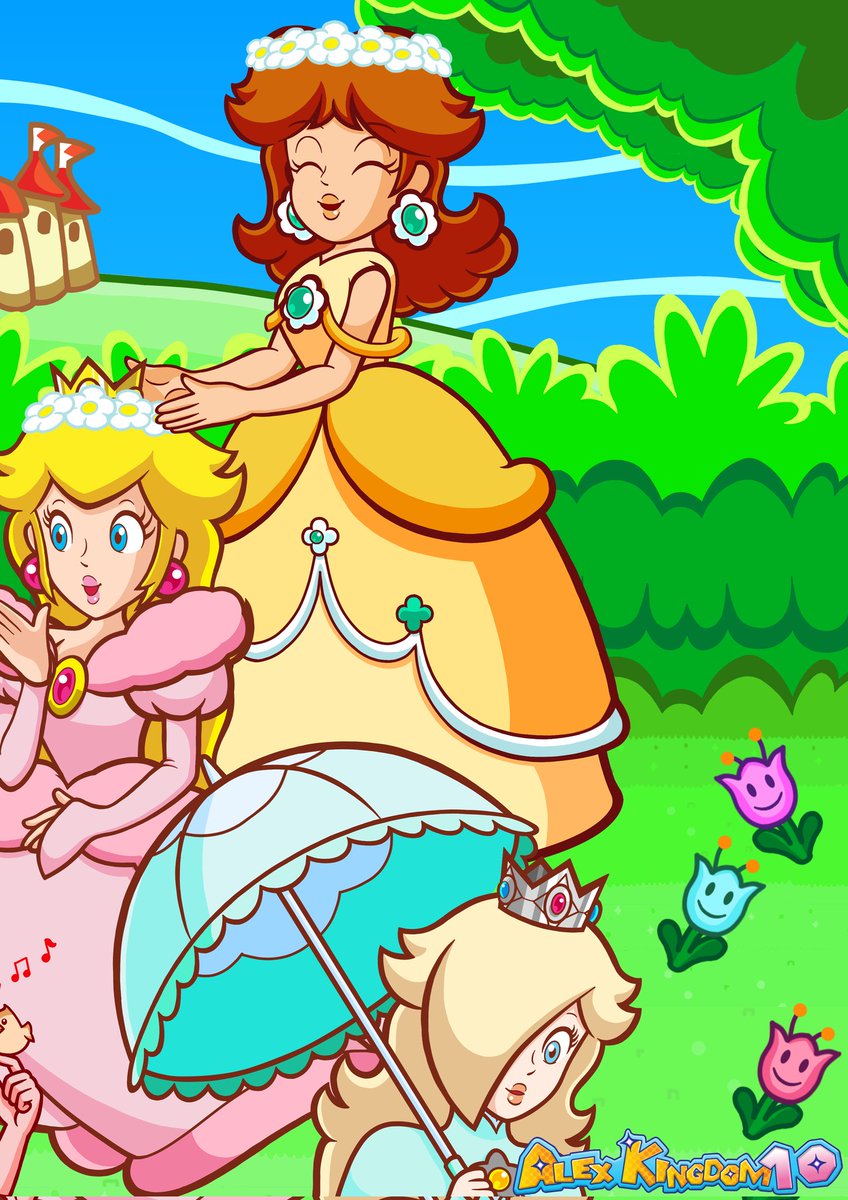 🩷🧡An afternoon with Friends 🩵❤️
(3/4)
#nintendofanart #princesspeach #supermario #princessdaisy #rosalina