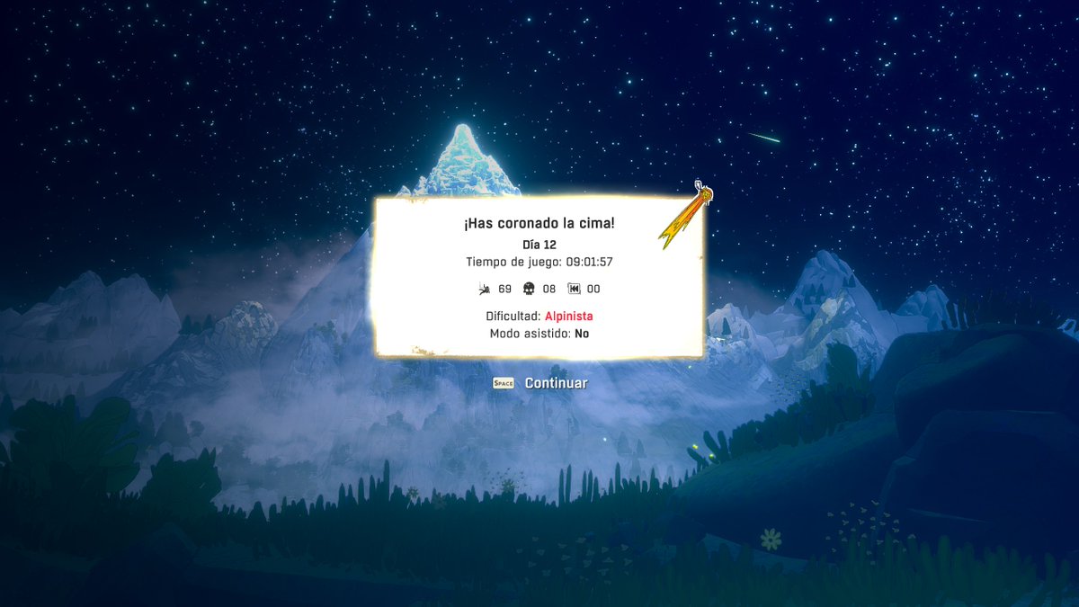 Juegazo C.A.I.R.N 100% recomendado.
Una escalada con mucha carga emocional y bastante difícil.
#Cairn <a href="/TheGameBakers/">The Game Bakers</a>