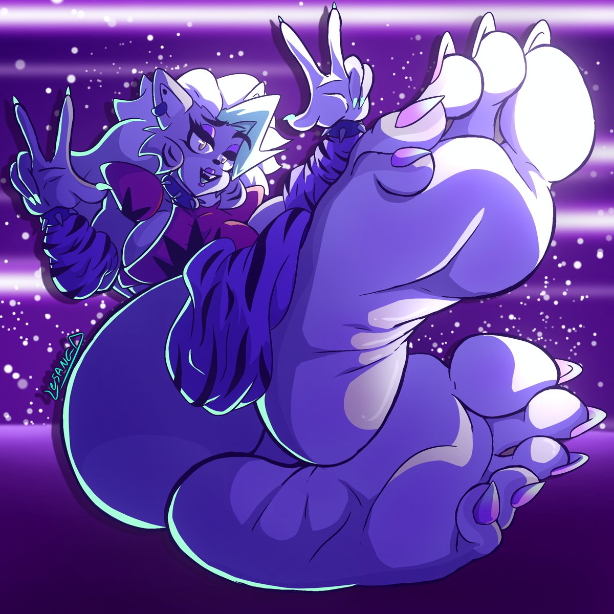 Lesangd_tw's tweet image. Roxanne wolf feet !! 

Roxy has the best feet ? She already knows that 

I made some FNIA characters lately but no FNAF ones, lemme fix that 

As always your support is highly appreciated 💛