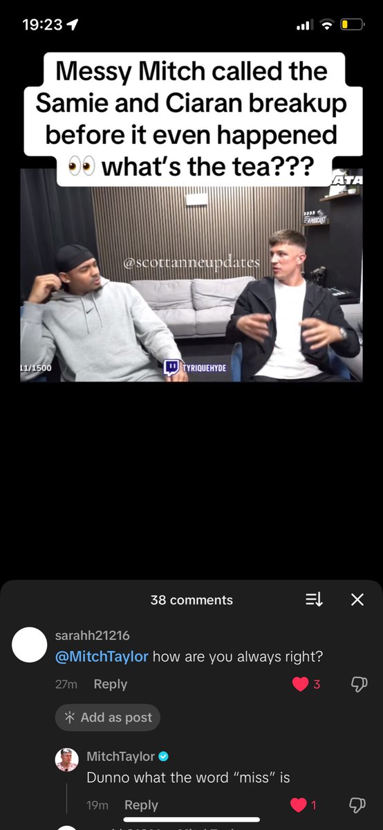 Messy Mitch is too funny 
#loveislanduk2026 #loveislanduk #loveislandallstars #samieelsihi #ciarandaves #tyriquehyde #micth #tobias
#scottane