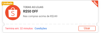 WolrdPromotions's tweet photo. 📢 NOVO CUPOM SHOPEE!

🏷️ ESTREIA50
R$50 OFF acima de R$249

🚀 Copie e cole o cupom no link:
https://t.co/e2uY0JfcWJ

🛒 Link do carrinho:
https://t.co/TFmGxGB2S1

⏰☁️Por tempo limitado!

#Shopee #BBB26 https://t.co/SbMXcym1TW