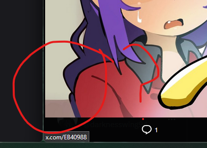 darknesswing94's tweet photo. @kiritonervegear @EB40988 @khyleri extra context when scrolling poster page 
only after clicking on the post like you did does it show up 
img (thats zoomed in is when you click on the picture) https://t.co/NLi3o5vRd0