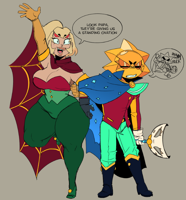 gramps and his daughter