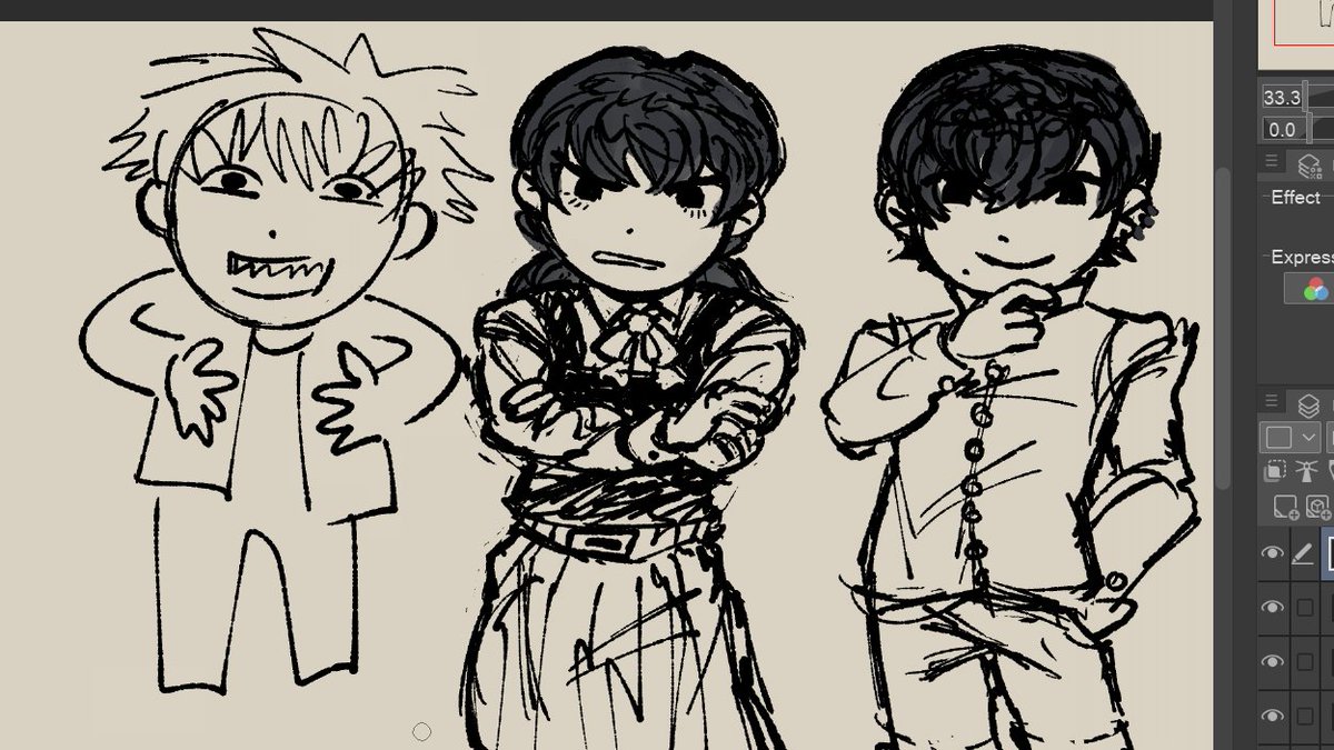 yoshida asa &amp; denji incominggg (WIP)